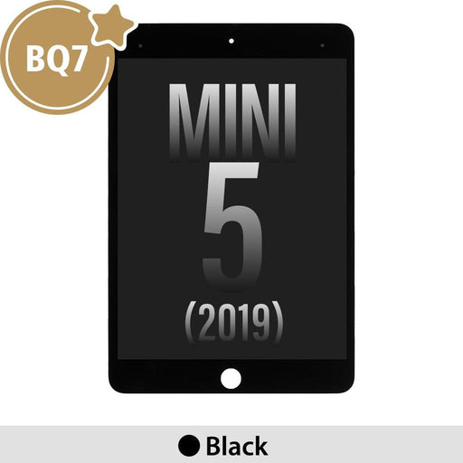 Front view of BQ7 LCD screen replacement for iPad Mini 5 – Black	