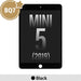 Front view of BQ7 LCD screen replacement for iPad Mini 5 – Black	