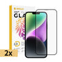 Kinglas tempered glass screen protector 2-pack for compatible iPhone models