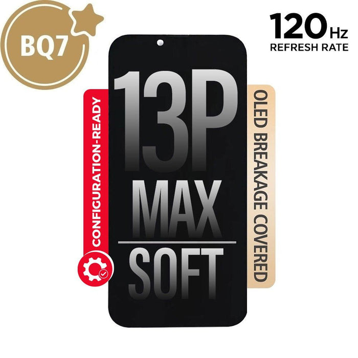 iPhone 13 Pro Max BQ7 Soft OLED Screen Replacement - 120Hz ProMotion Screen Replacement JPC MOBILE ACCESSORIES
