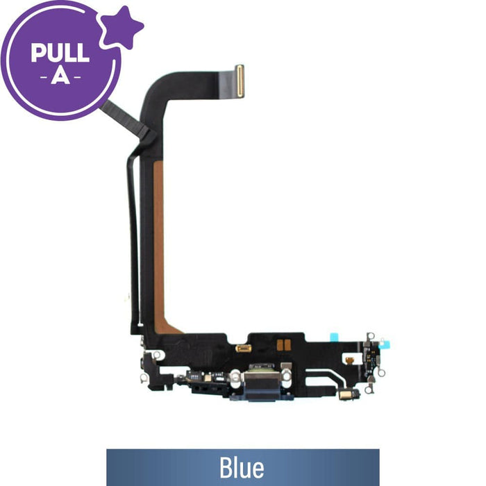 Premium Lightning connector charging port iPhone 13 Pro Max Sierra Blue PULL-A specification complete dock assembly with microphone flex cable Brisbane stock same day dispatch professional repair component