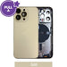 Rear Housing for iPhone 13 Pro Gold Replacement - Front View	