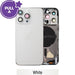 iPhone 13 Pro Rear Housing Replacement White - Front View	