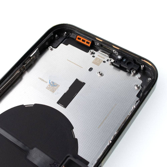 iPhone 14 Pro Max Space Black back housing replacement part with MagSafe wireless charging system and authentic color finish