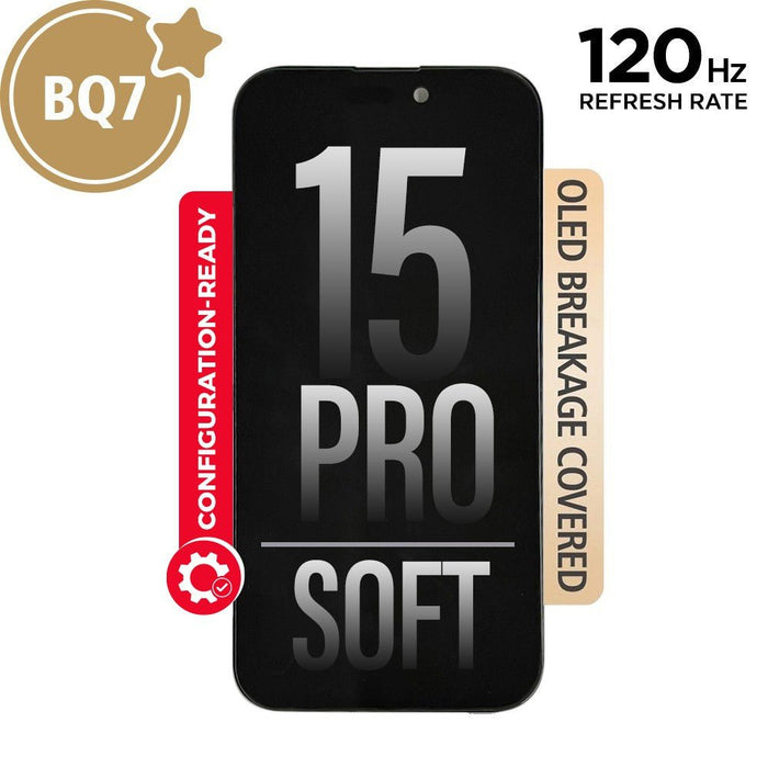 iPhone 15 Pro - BQ7 Soft OLED Screen (120Hz) Screen Replacement JPC MOBILE ACCESSORIES