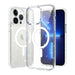 iPhone 15 Pro Max Glitter MagSafe Case Shiny Clear PC TPU Shockproof Sparkle Embedded Anti-Yellow Magsafe Case JPC MOBILE