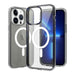 iPhone 15 Pro Max Shockproof MagSafe Case Clear Black PC+TPU Military Grade Anti-Yellow 15W Magsafe Case JPC MOBILE