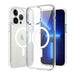 iPhone 15 Pro Max Shockproof MagSafe Case Clear Black PC+TPU Military Grade Anti-Yellow 15W Magsafe Case JPC MOBILE