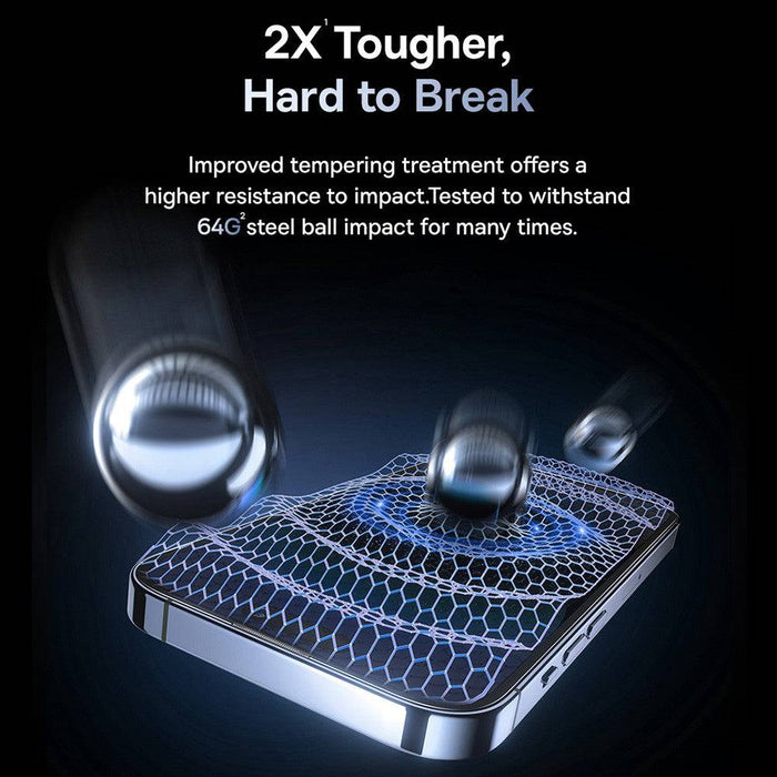 High-quality tempered glass offers robust protection while maintaining touchscreen sensitivity.