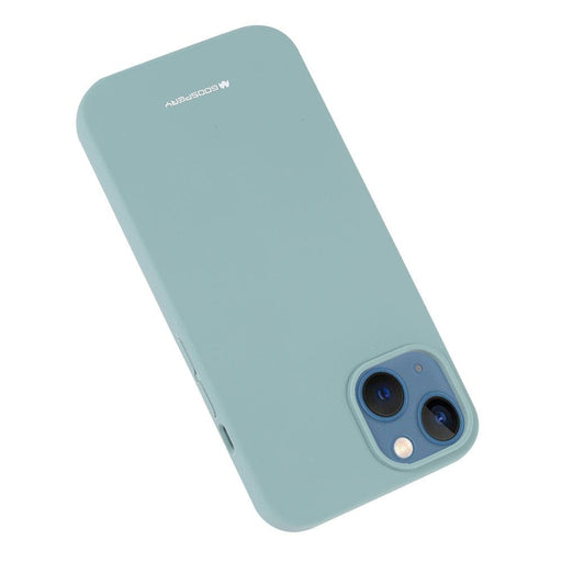iPhone 16 Mercury silicone case coverage and button access feature graphic