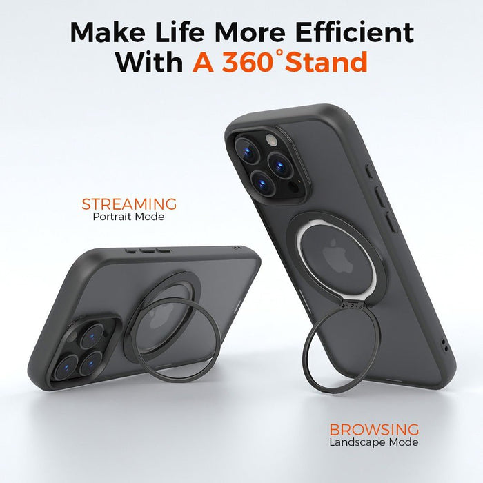 iPhone 16 Plus - 360° Rotating MagSafe Stand Case JPC MOBILE ACCESSORIES