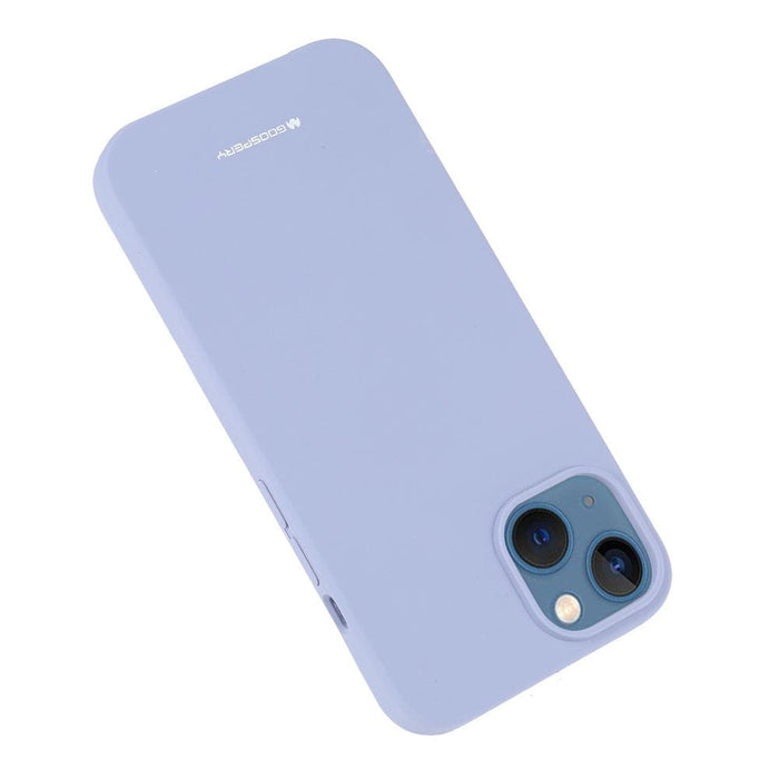 iPhone 16 Plus Mercury silicone case coverage and button access feature graphic