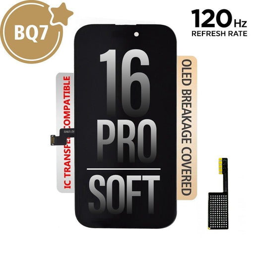 iPhone 16 Pro - BQ7 Soft OLED Screen Replacement (120Hz) Screen Replacement JPC MOBILE ACCESSORIES