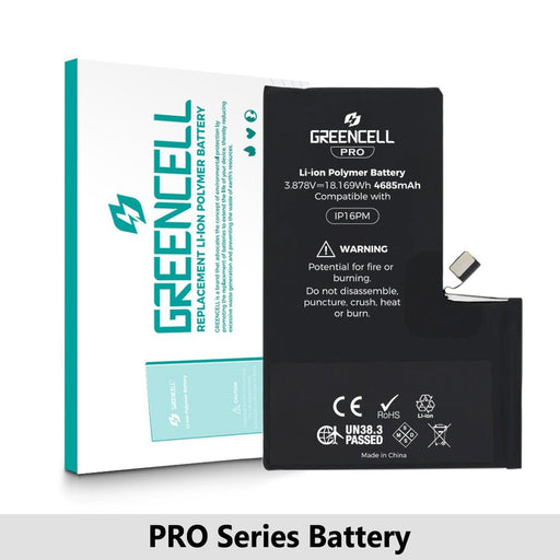 iPhone 16 Pro Max Replacement Battery - GreenCell PRO Series Battery JPC MOBILE ACCESSORIES