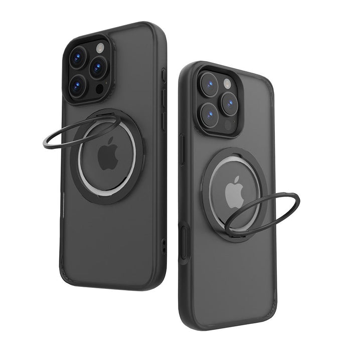 iPhone 16e 17e REDEFINE 360° Rotating Ring Stand Case MagSafe PC Cover Black Clear Australia JPC MOBILE ACCESSORIES