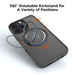iPhone 16e 17e REDEFINE 360° Rotating Ring Stand Case MagSafe PC Cover Black Clear Australia JPC MOBILE ACCESSORIES