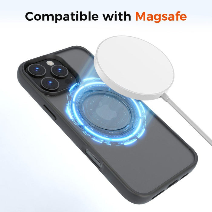 iPhone 16e 17e REDEFINE 360° Rotating Ring Stand Case MagSafe PC Cover Black Clear Australia JPC MOBILE ACCESSORIES