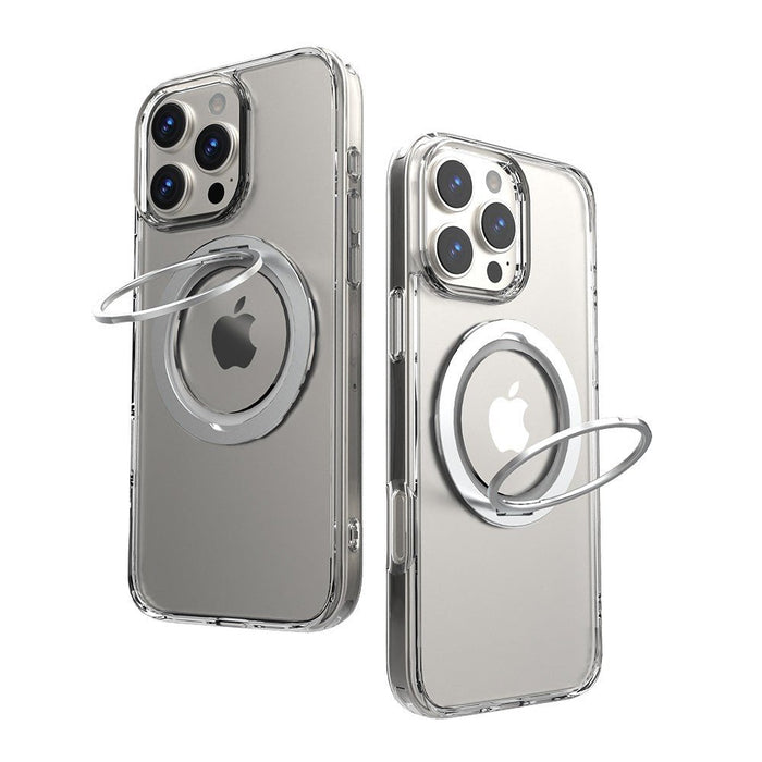 iPhone 16e 17e REDEFINE 360° Rotating Ring Stand Case MagSafe PC Cover Black Clear Australia JPC MOBILE ACCESSORIES