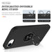 iPhone 16E case invisible ring stand 360 degree rotation hands-free viewing