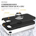iPhone 16E magnetic ring case car mount bracket compatible dashboard attachment