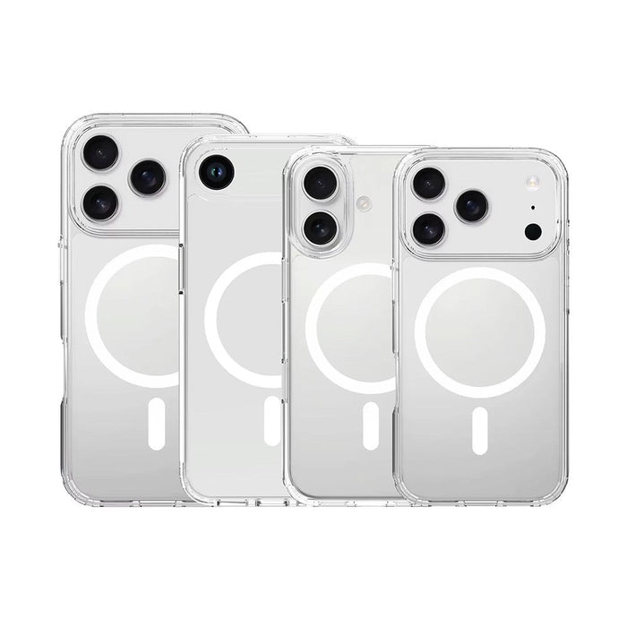 iPhone 17 Air High Quality Acrylic + TPU Hybrid Transparent Case Cover With Magnetic Ring Hybrid Case JPC MOBILE ACCESSORIES