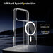 iPhone 17 Air High Quality Acrylic + TPU Hybrid Transparent Case Cover With Magnetic Ring Hybrid Case JPC MOBILE ACCESSORIES