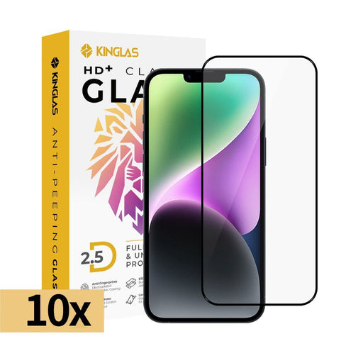 iPhone 17 Air Kinglas 10 Packs 2.5D Full Coverage Silk Printing HD+ Clarity Glass Screen Protector Full Coverage Protector JPC MOBILE ACCESSORIES