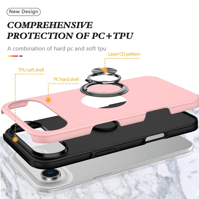 iPhone 17 Air Magnetic Ring Holder Shockproof Case Cover Hybrid Case JPC MOBILE ACCESSORIES