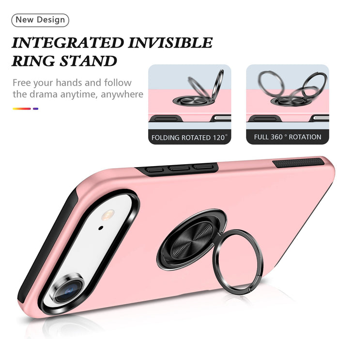 iPhone 17 Air Magnetic Ring Holder Shockproof Case Cover Hybrid Case JPC MOBILE ACCESSORIES