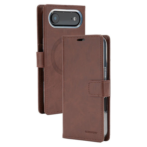 iPhone 17 Air Mercury Blue Moon Diary Case With Magnetic Ring Wallet Case JPC MOBILE ACCESSORIES