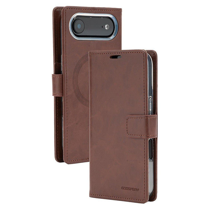 iPhone 17 Air Mercury Blue Moon Diary Case With Magnetic Ring Wallet Case JPC MOBILE ACCESSORIES