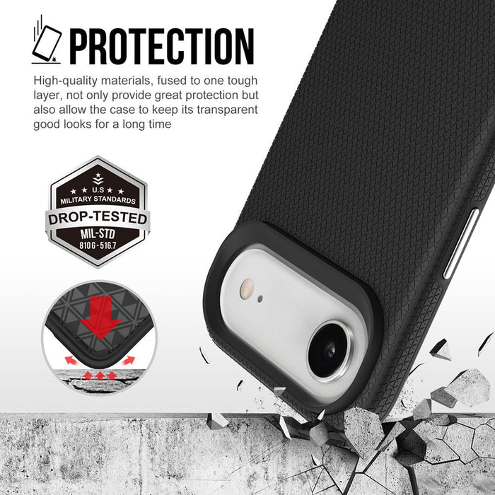 iPhone 17 Air Rhinos Rugged Shockproof Case Cover With Magnetic Ring Hybrid Case JPC MOBILE ACCESSORIES