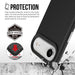 iPhone 17 Air Rhinos Rugged Shockproof Case Cover With Magnetic Ring Hybrid Case JPC MOBILE ACCESSORIES