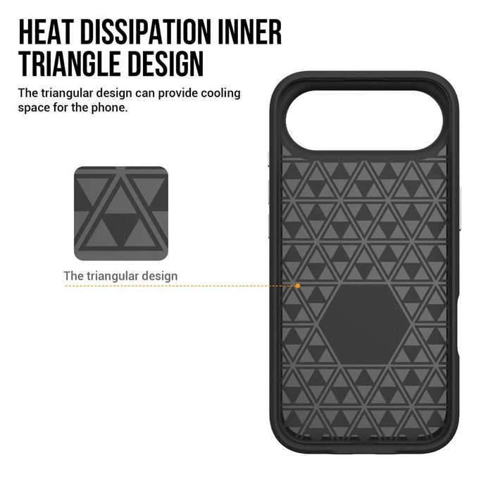 iPhone 17 Air Rhinos Rugged Shockproof Case Cover With Magnetic Ring Hybrid Case JPC MOBILE ACCESSORIES