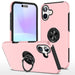 iPhone 17 Magnetic Ring Holder Shockproof Case Cover Hybrid Case JPC MOBILE ACCESSORIES