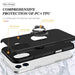 iPhone 17 Magnetic Ring Holder Shockproof Case Cover Hybrid Case JPC MOBILE ACCESSORIES