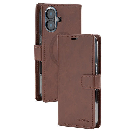 iPhone 17 Mercury Blue Moon Diary Case With Magnetic Ring Wallet Case JPC MOBILE ACCESSORIES