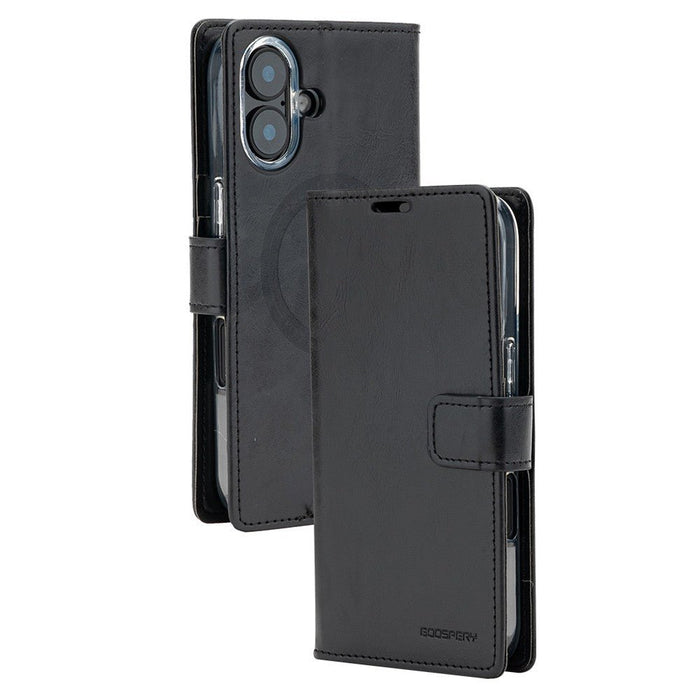 iPhone 17 Mercury Blue Moon Diary Case With Magnetic Ring Wallet Case JPC MOBILE ACCESSORIES