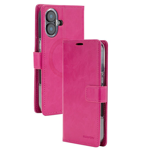 iPhone 17 Mercury Blue Moon Diary Case With Magnetic Ring Wallet Case JPC MOBILE ACCESSORIES