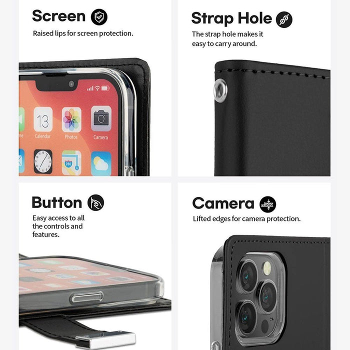 iPhone 17 Mercury Rich Diary Case Wallet Case JPC MOBILE ACCESSORIES