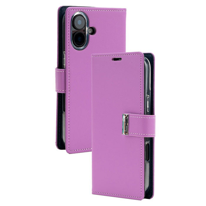 iPhone 17 Mercury Rich Diary Case Wallet Case JPC MOBILE ACCESSORIES