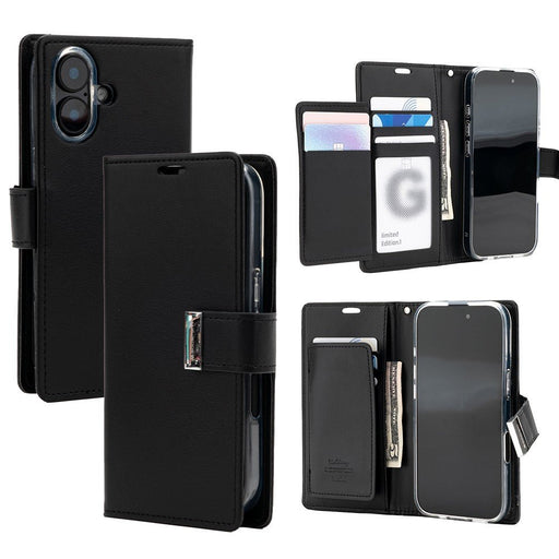 iPhone 17 Mercury Rich Diary Case Wallet Case JPC MOBILE ACCESSORIES
