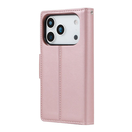 iPhone 17 Pro Hanman 2 in 1 Detachable Flip Leather Wallet Case With Magnetic Ring Wallet Case JPC MOBILE ACCESSORIES