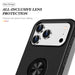 iPhone 17 Pro Magnetic Ring Holder Shockproof Case Cover Hybrid Case JPC MOBILE ACCESSORIES