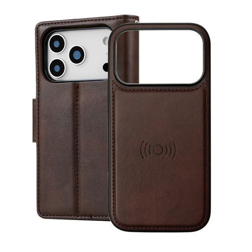 iPhone 17 Pro Max Hanman 2 in 1 Detachable Flip Leather Wallet Case With Magnetic Ring Wallet Case JPC MOBILE ACCESSORIES