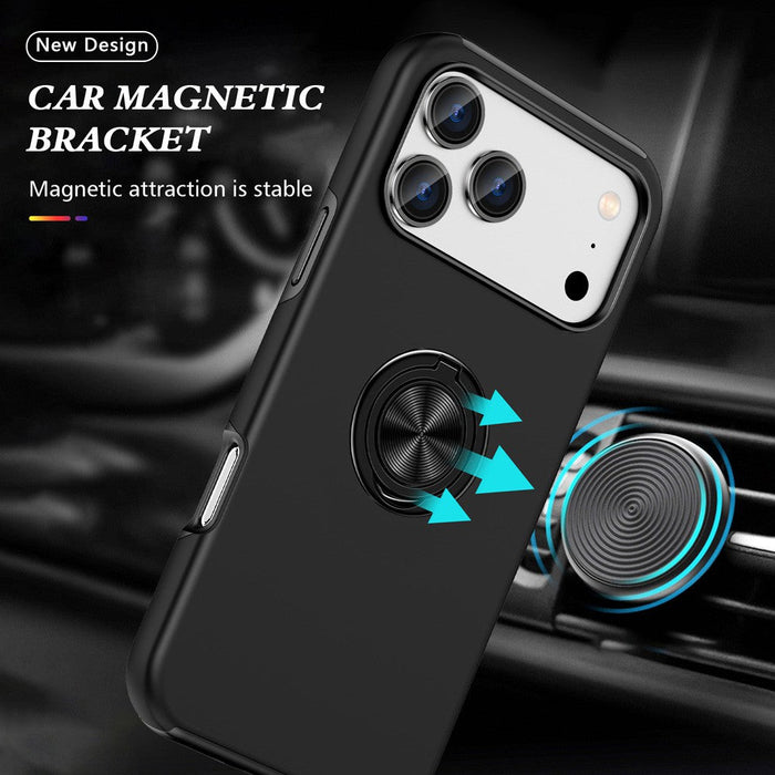 iPhone 17 Pro Max Magnetic Ring Holder Shockproof Case Cover Hybrid Case JPC MOBILE ACCESSORIES