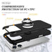 iPhone 17 Pro Max Magnetic Ring Holder Shockproof Case Cover Hybrid Case JPC MOBILE ACCESSORIES
