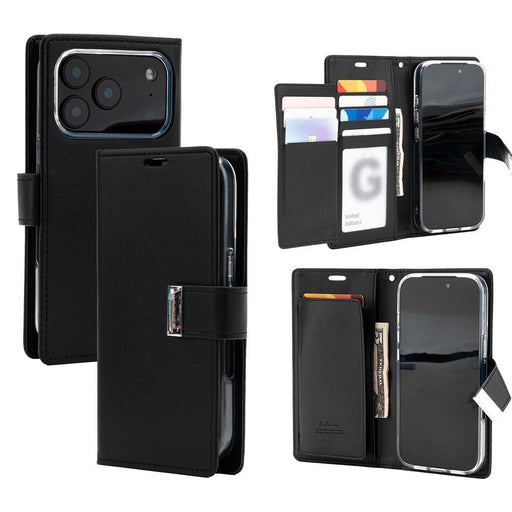 iPhone 17 Pro Max Mercury Rich Diary Case Wallet Case JPC MOBILE ACCESSORIES