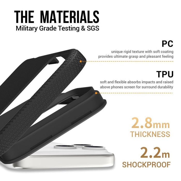 iPhone 17 Pro Max Rhinos Rugged Shockproof Case Cover With Magnetic Ring Hybrid Case JPC MOBILE ACCESSORIES