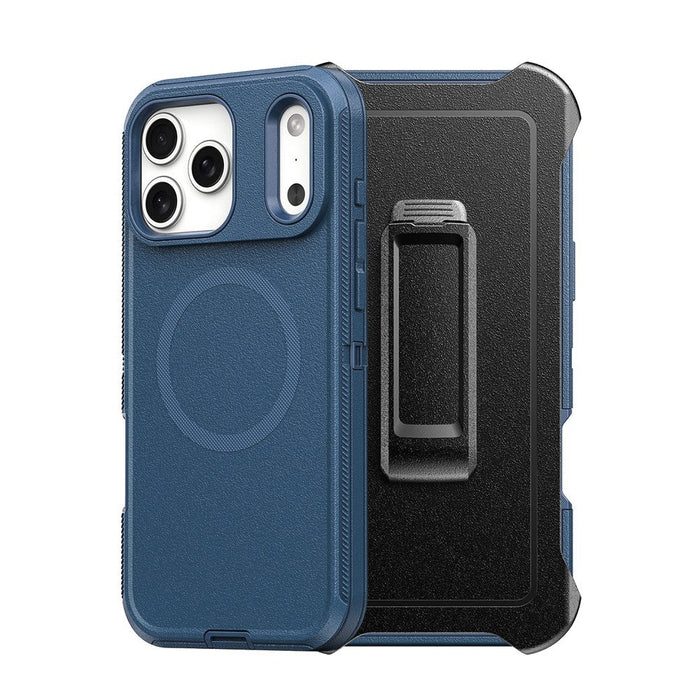 iPhone 17 Pro Max Shockproof Robot Armor Hard Plastic Belt Clip Case Cover With Magnetic Ring Armor Case JPC MOBILE ACCESSORIES